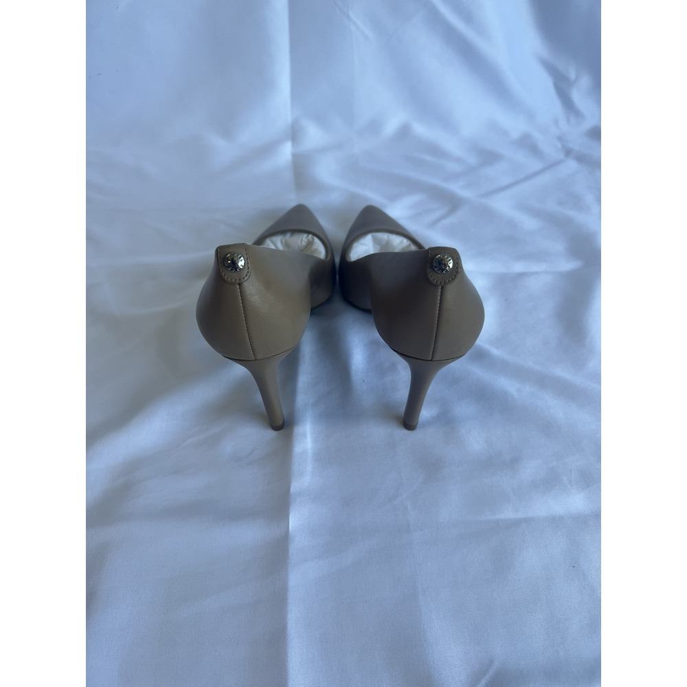 Michael Kors Dorothy Flex Pump Leather Heels Dark Khaki 40S8DOMP2L Womens 7 - Picture 8 of 13